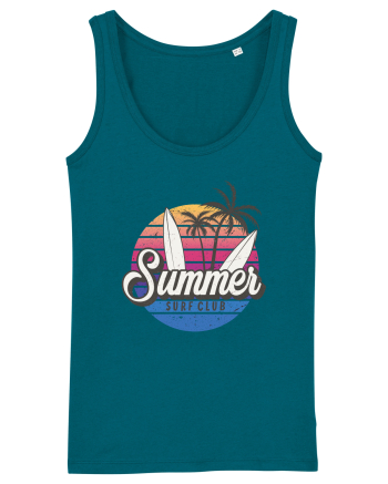 Summer Vintage Sunset Ocean Depth