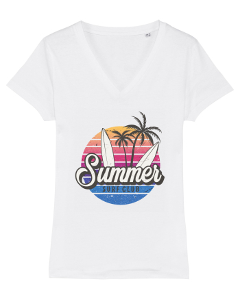 Summer Vintage Sunset White