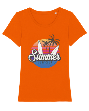 Summer Vintage Sunset Bright Orange