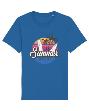 Summer Vintage Sunset Royal Blue
