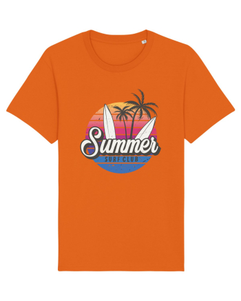 Summer Vintage Sunset Bright Orange