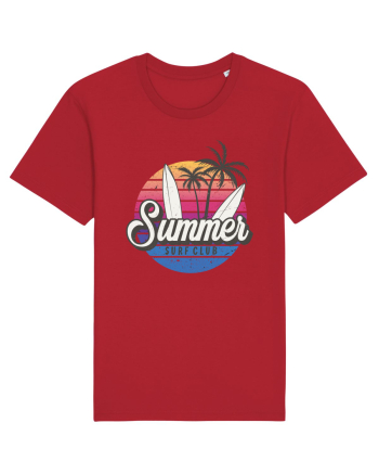 Summer Vintage Sunset Red