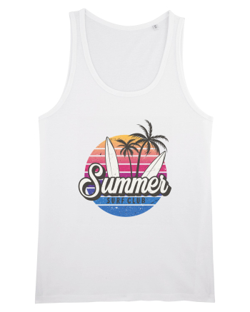 Summer Vintage Sunset White