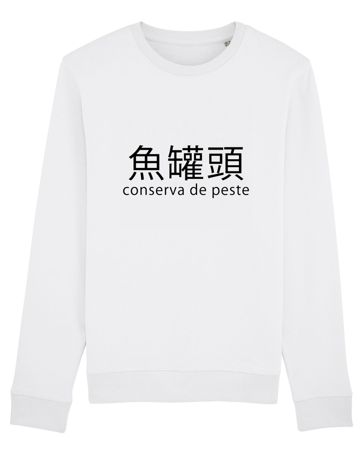 Bluză mânecă lungă Unisex Rise White