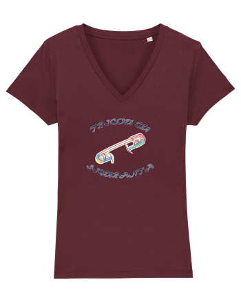 Tricou cu siguranta Burgundy