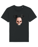 Craniu Darkmouse angry Tricou mânecă scurtă Unisex Rocker