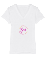 Bride to be Tricou mânecă scurtă guler V Damă Evoker