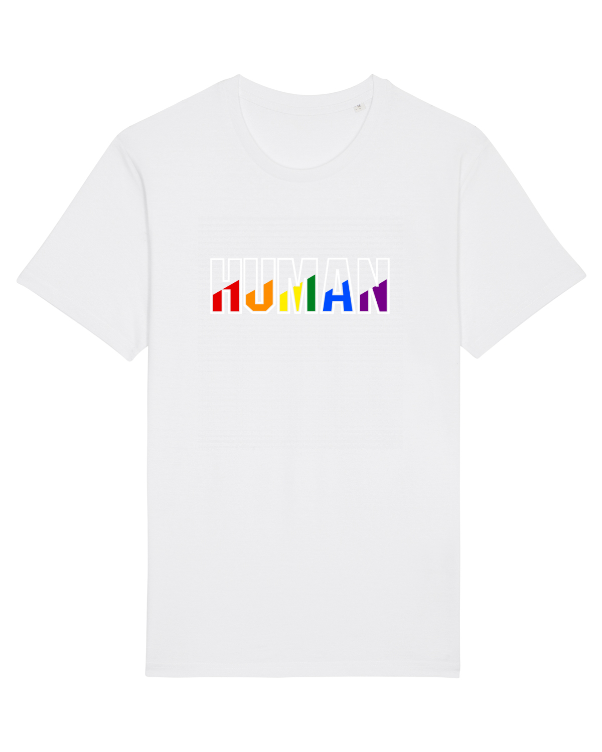 Tricou mânecă scurtă Unisex Rocker White