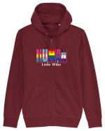 HUMAN - Love Wins Hanorac cu fermoar Unisex Connector