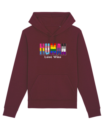 HUMAN - Love Wins Burgundy