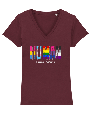 HUMAN - Love Wins Burgundy