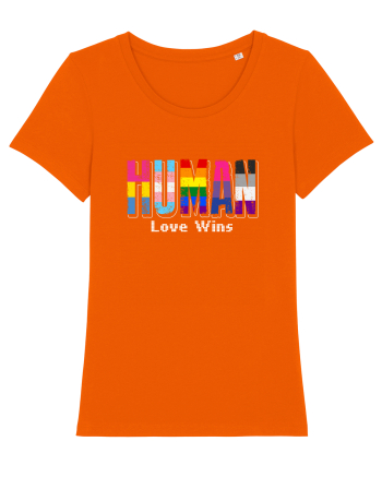 HUMAN - Love Wins Bright Orange