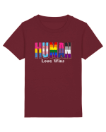 HUMAN - Love Wins Tricou mânecă scurtă  Copii Mini Creator