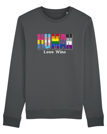 HUMAN - Love Wins Anthracite