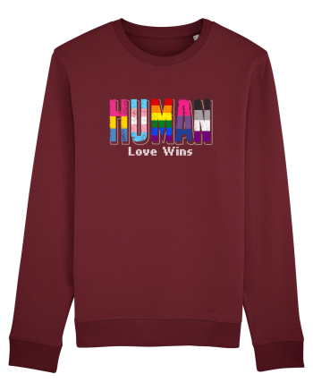 HUMAN - Love Wins Burgundy