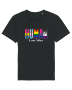 HUMAN - Love Wins Tricou mânecă scurtă Unisex Rocker