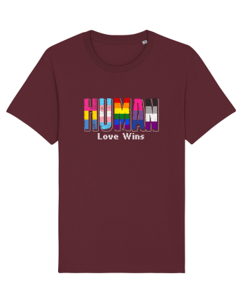 HUMAN - Love Wins Burgundy