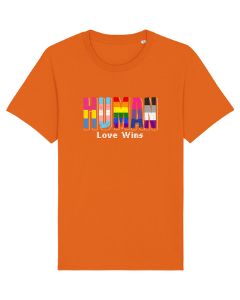 HUMAN - Love Wins Bright Orange