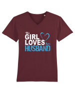 MY HUSBAND Tricou mânecă scurtă guler V Bărbat Presenter