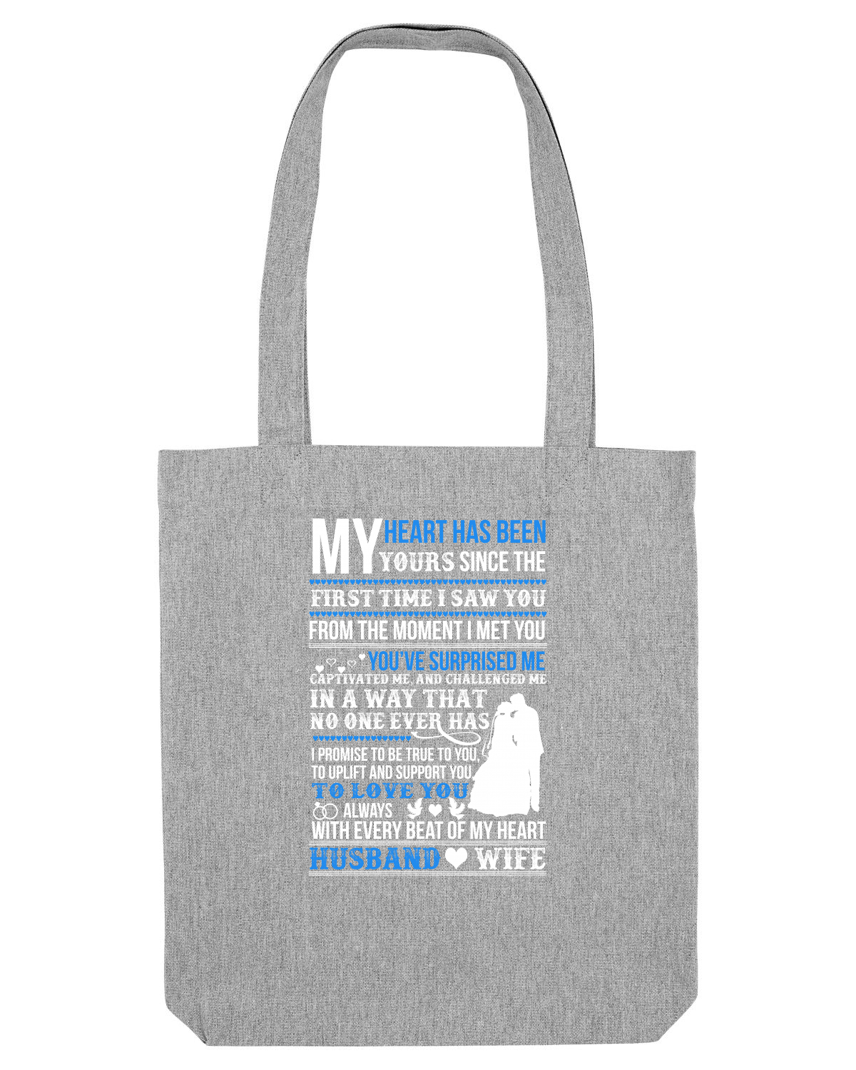 Sacoșă textilă Heather Grey