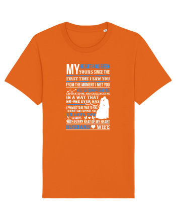 MY HUSBAND Bright Orange