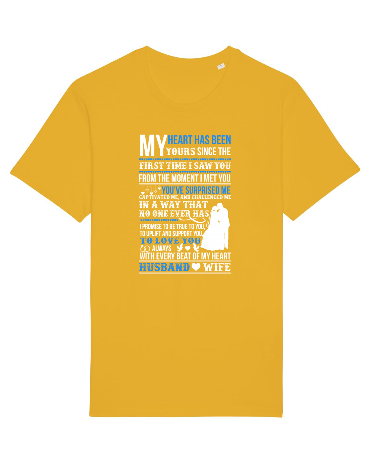 Tricou mânecă scurtă Unisex Rocker Spectra Yellow