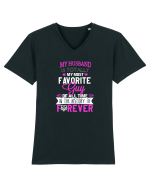 MY HUSBAND Tricou mânecă scurtă guler V Bărbat Presenter