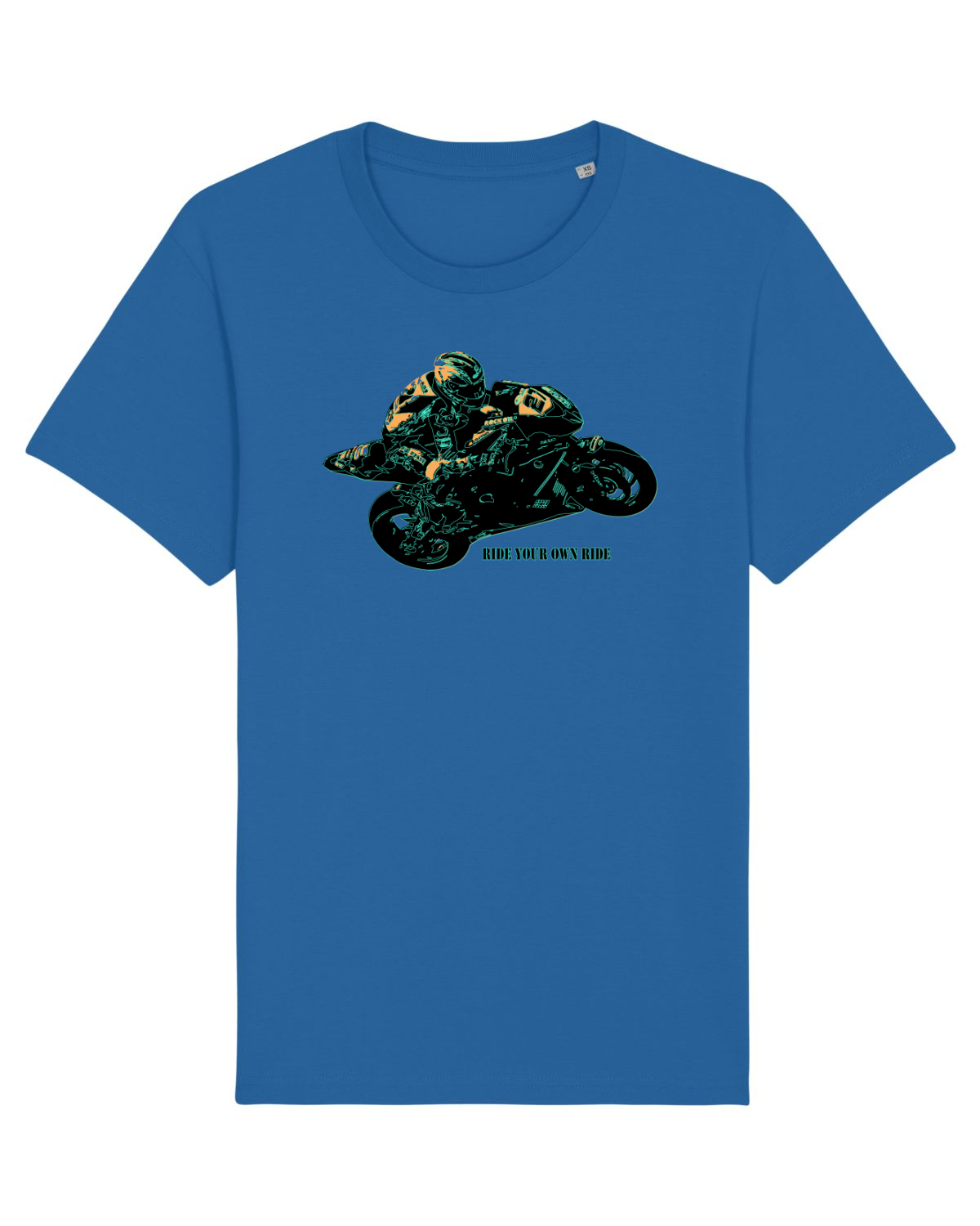 Tricou mânecă scurtă Unisex Rocker Royal Blue
