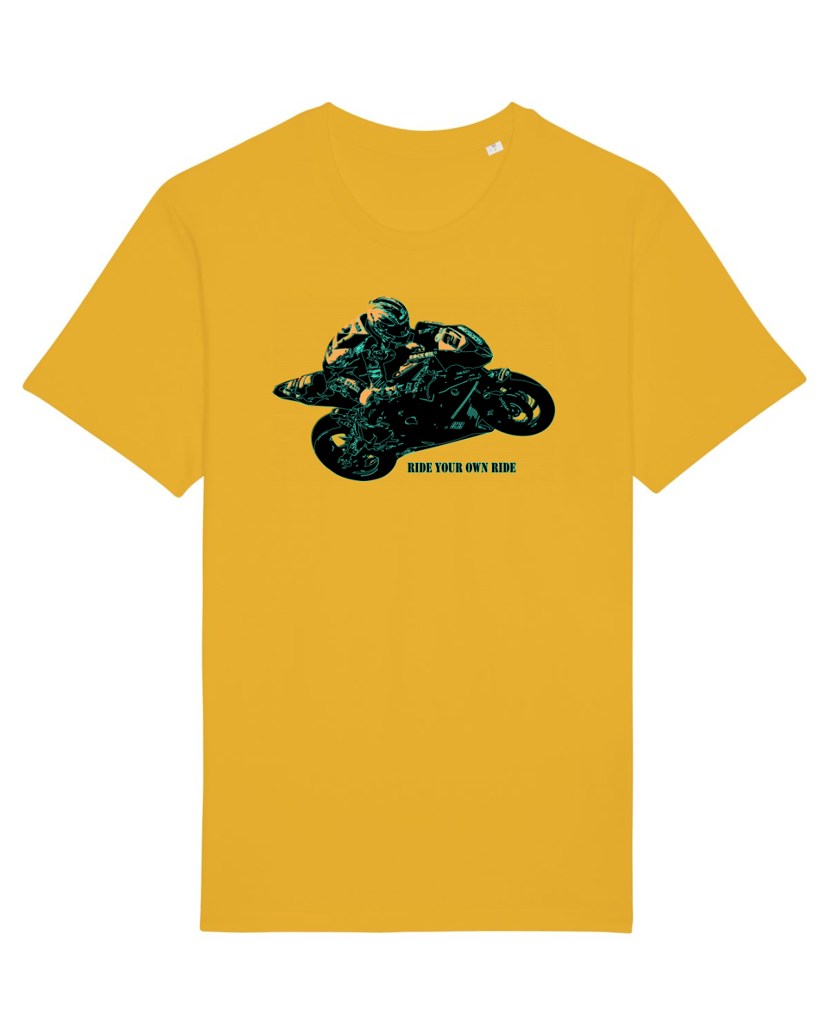 Tricou mânecă scurtă Unisex Rocker Spectra Yellow