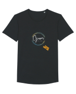 Mire  Tricou mânecă scurtă guler larg Bărbat Skater