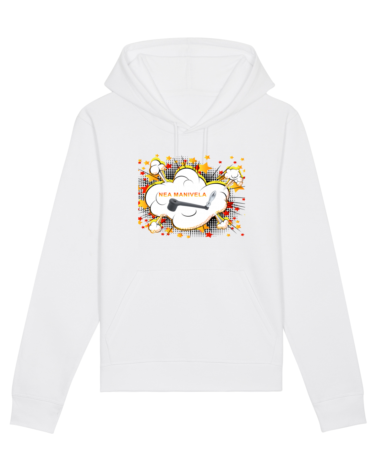 Hanorac Unisex Drummer White
