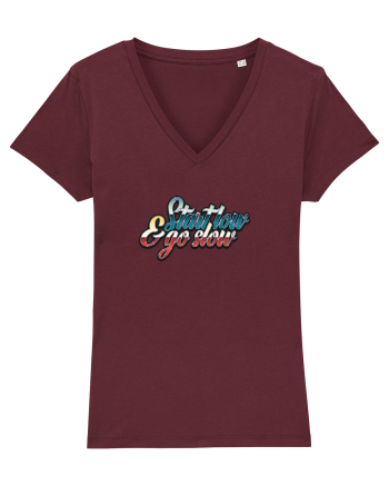 Start low & go slow Burgundy