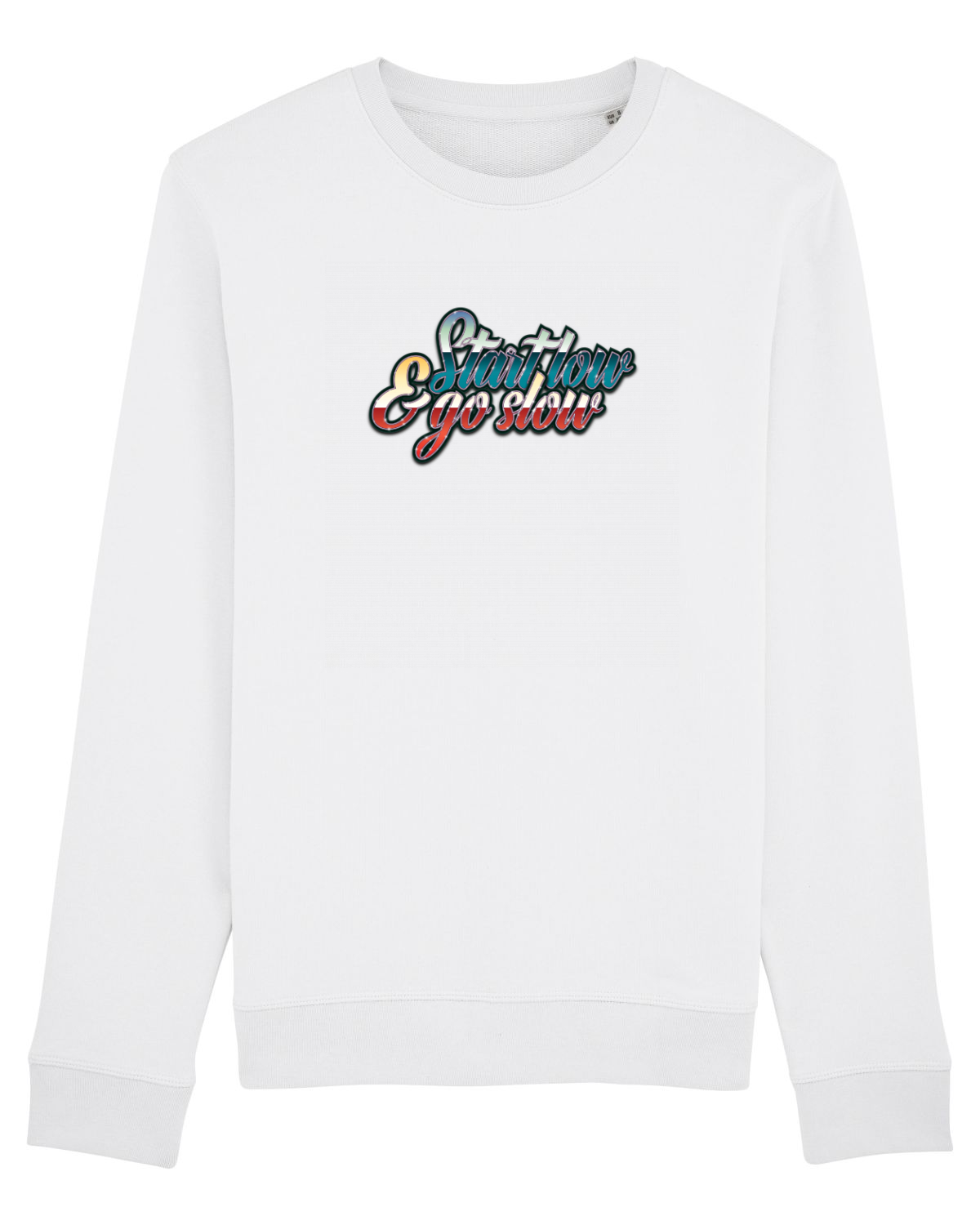 Bluză mânecă lungă Unisex Rise White