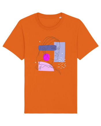 Very Peri portrait Bright Orange