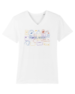 Travel much? Tricou mânecă scurtă guler V Bărbat Presenter