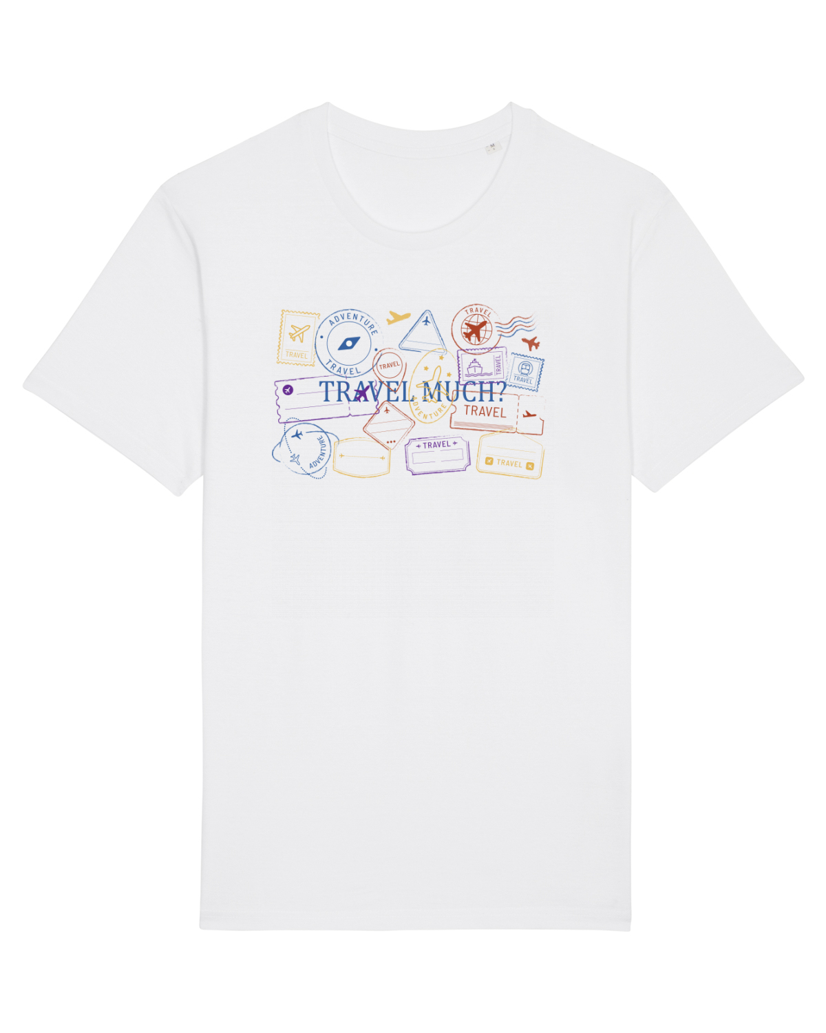 Tricou mânecă scurtă Unisex Rocker White