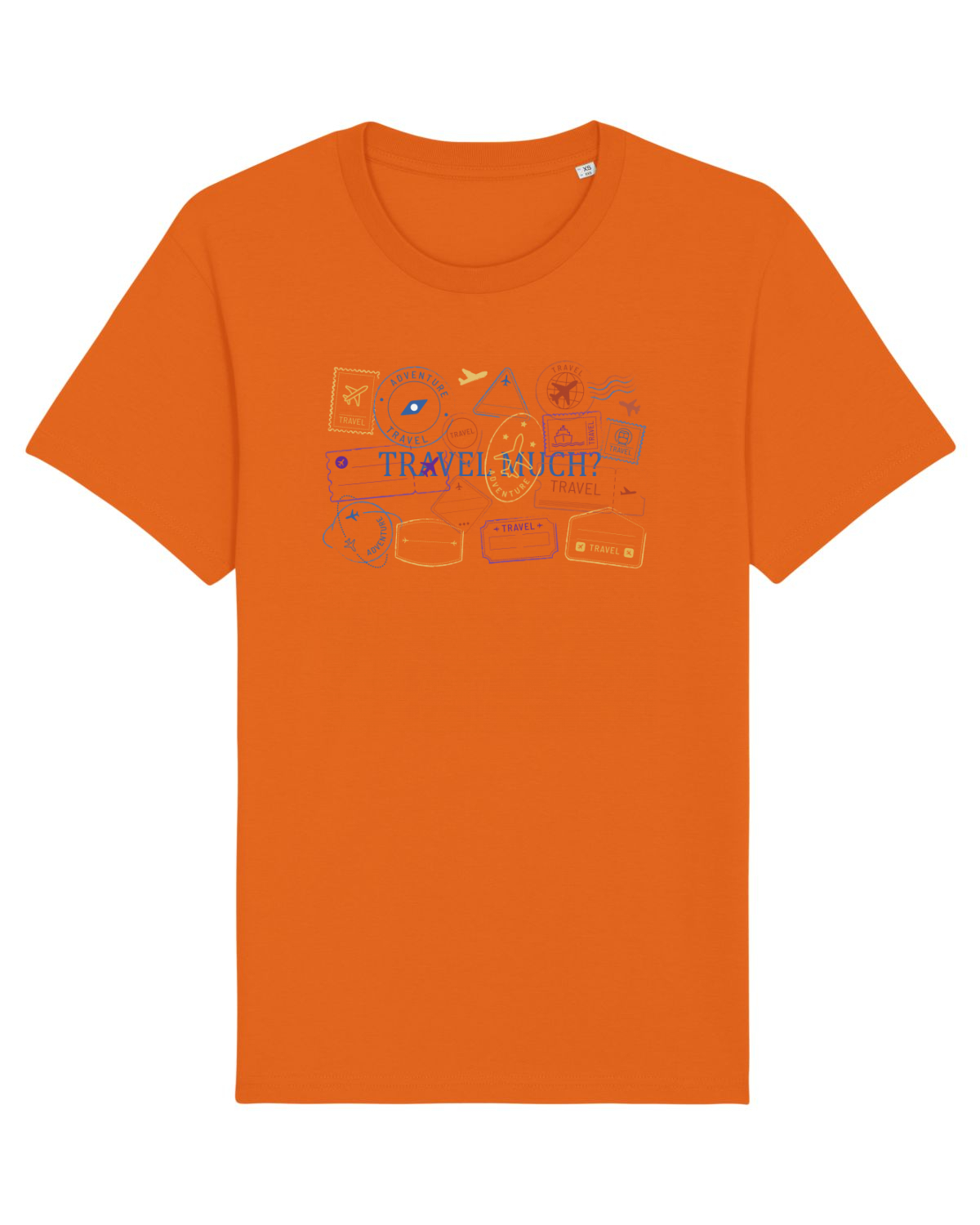 Tricou mânecă scurtă Unisex Rocker Bright Orange