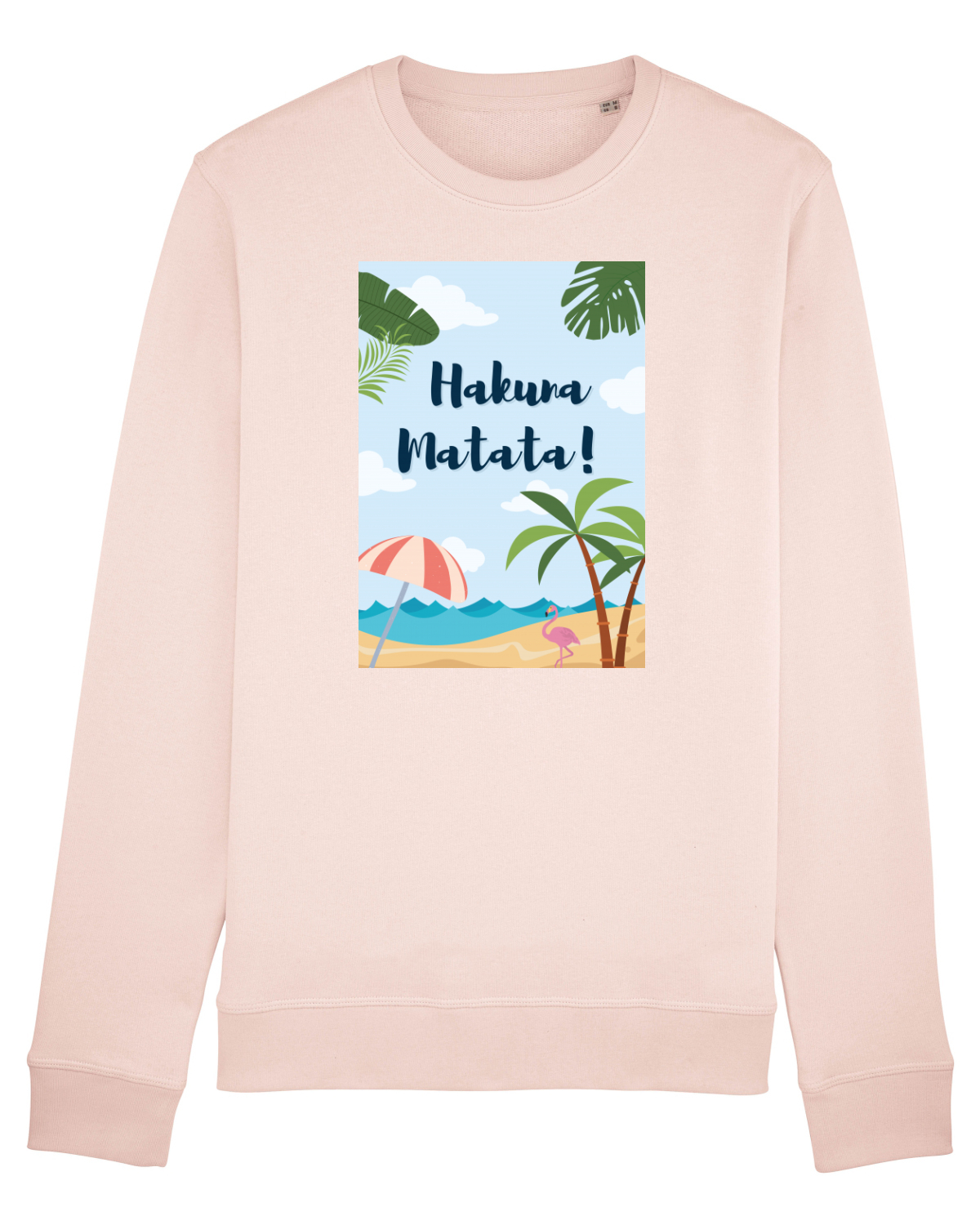 Bluză mânecă lungă Unisex Rise Candy Pink