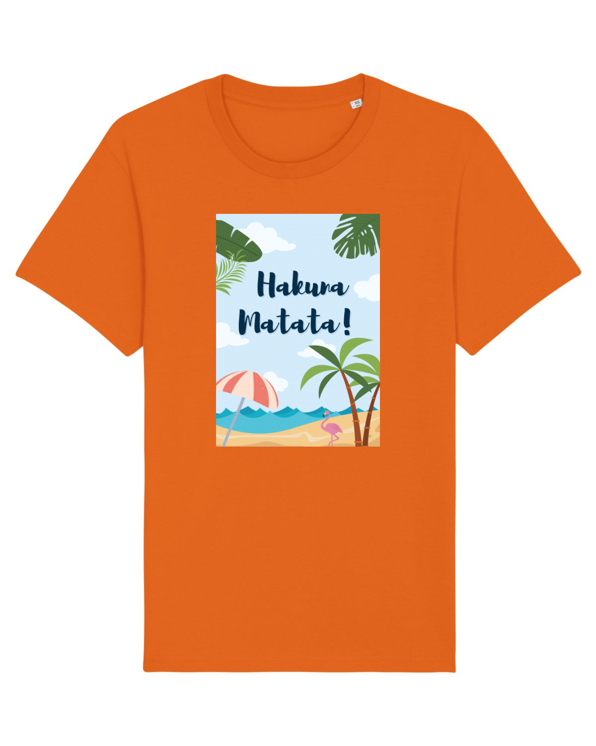 Tricou mânecă scurtă Unisex Rocker Bright Orange