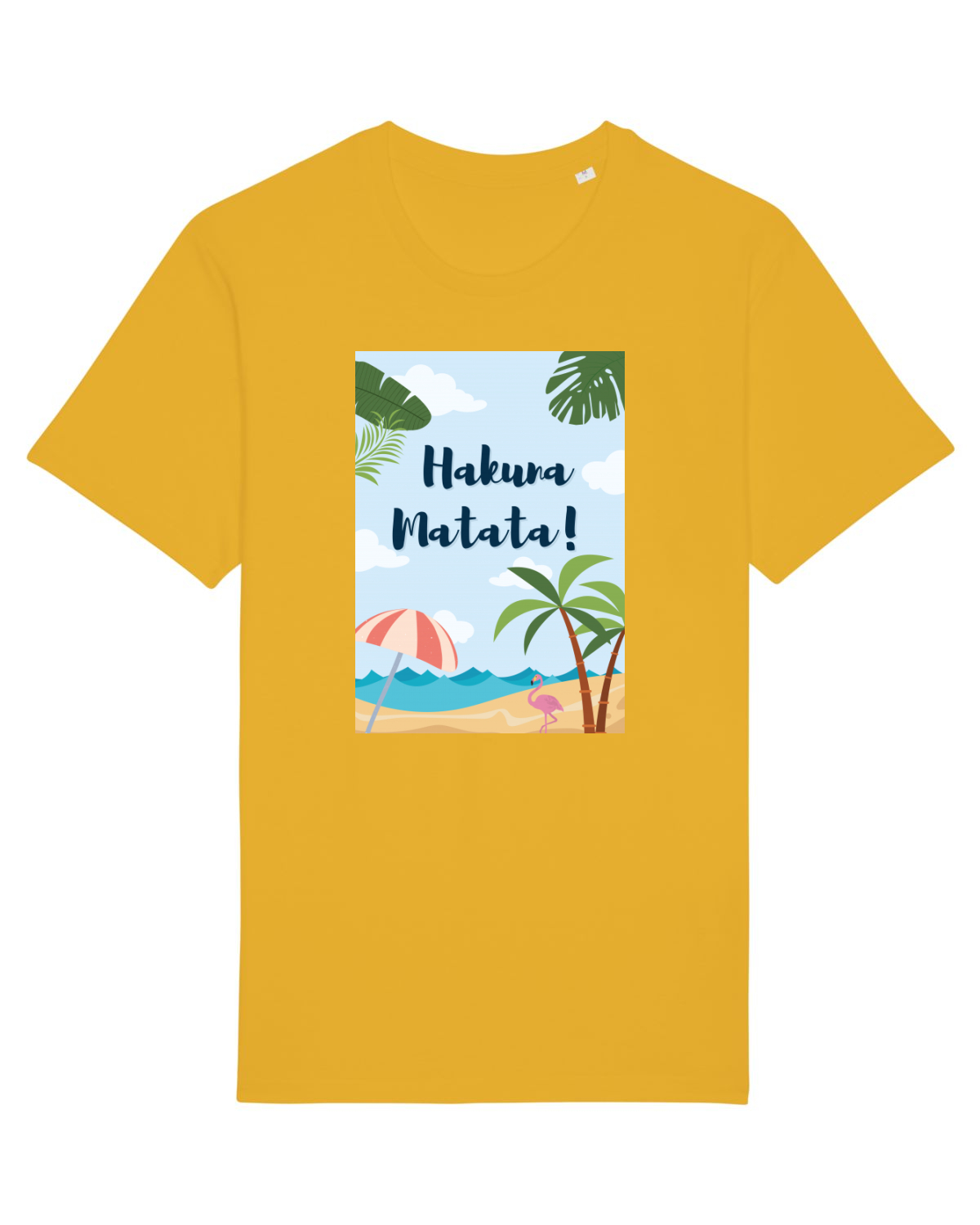 Tricou mânecă scurtă Unisex Rocker Spectra Yellow