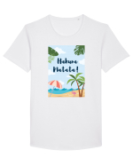 Hakuna matata Tricou mânecă scurtă guler larg Bărbat Skater
