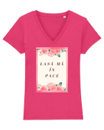 Lasă  Tricou mânecă scurtă guler V Damă Evoker