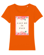 Lasă  Tricou mânecă scurtă guler larg fitted Damă Expresser