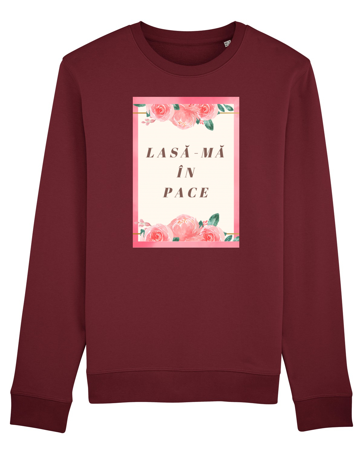Bluză mânecă lungă Unisex Rise Burgundy