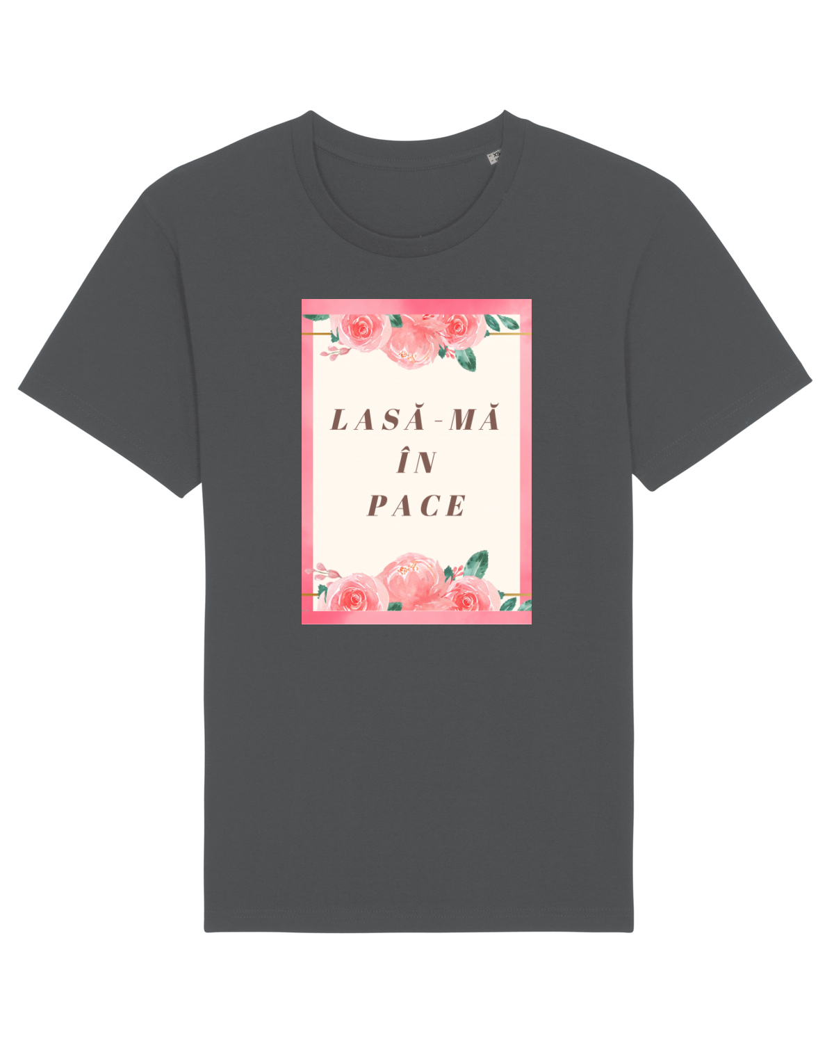 Tricou mânecă scurtă Unisex Rocker Anthracite