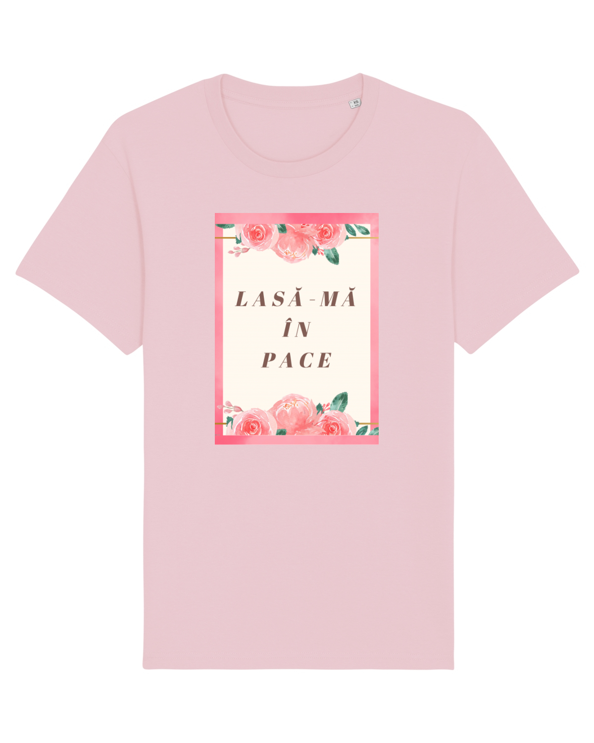 Tricou mânecă scurtă Unisex Rocker Cotton Pink