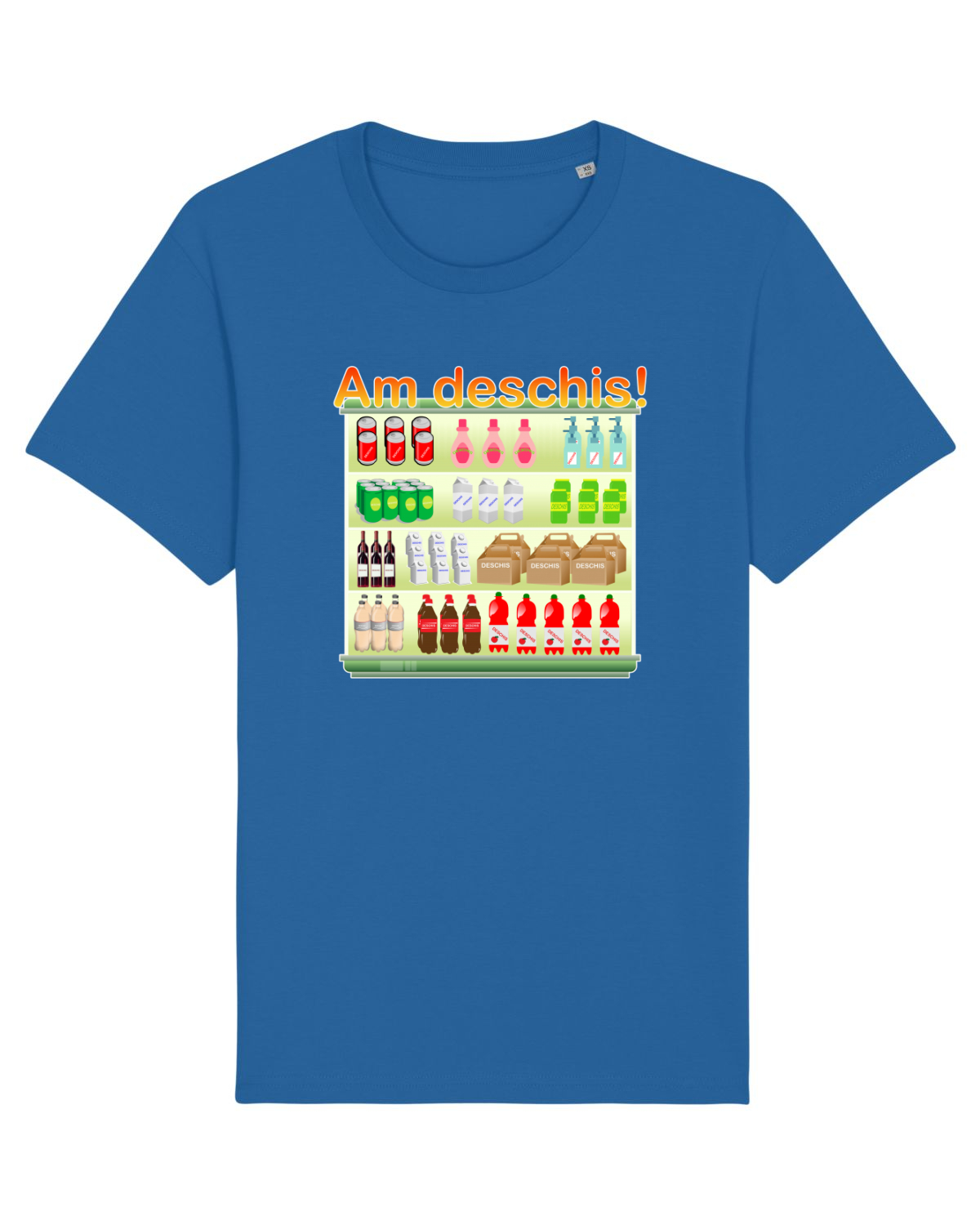 Tricou mânecă scurtă Unisex Rocker Royal Blue