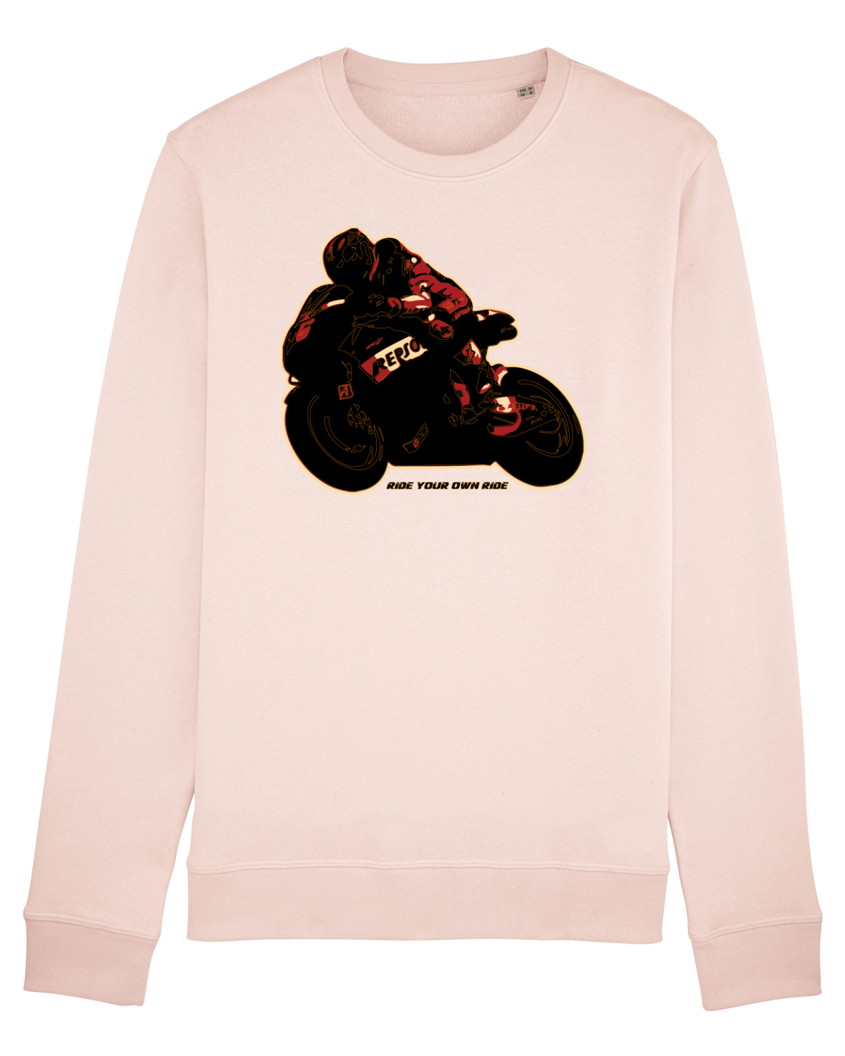 Bluză mânecă lungă Unisex Rise Candy Pink