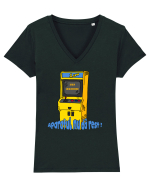 Aparatul nu da rest! Tricou mânecă scurtă guler V Damă Evoker