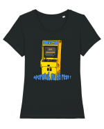 Aparatul nu da rest! Tricou mânecă scurtă guler larg fitted Damă Expresser